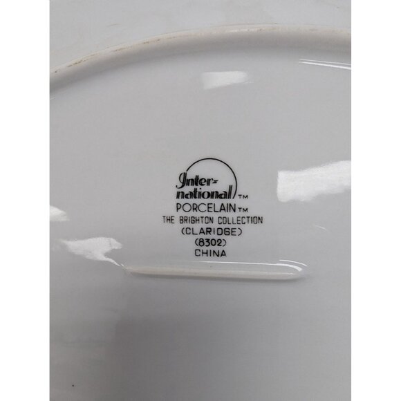 International Brighton Collection Claridge 8302 Porcelain Serving Platter 14" - Picture 5 of 6